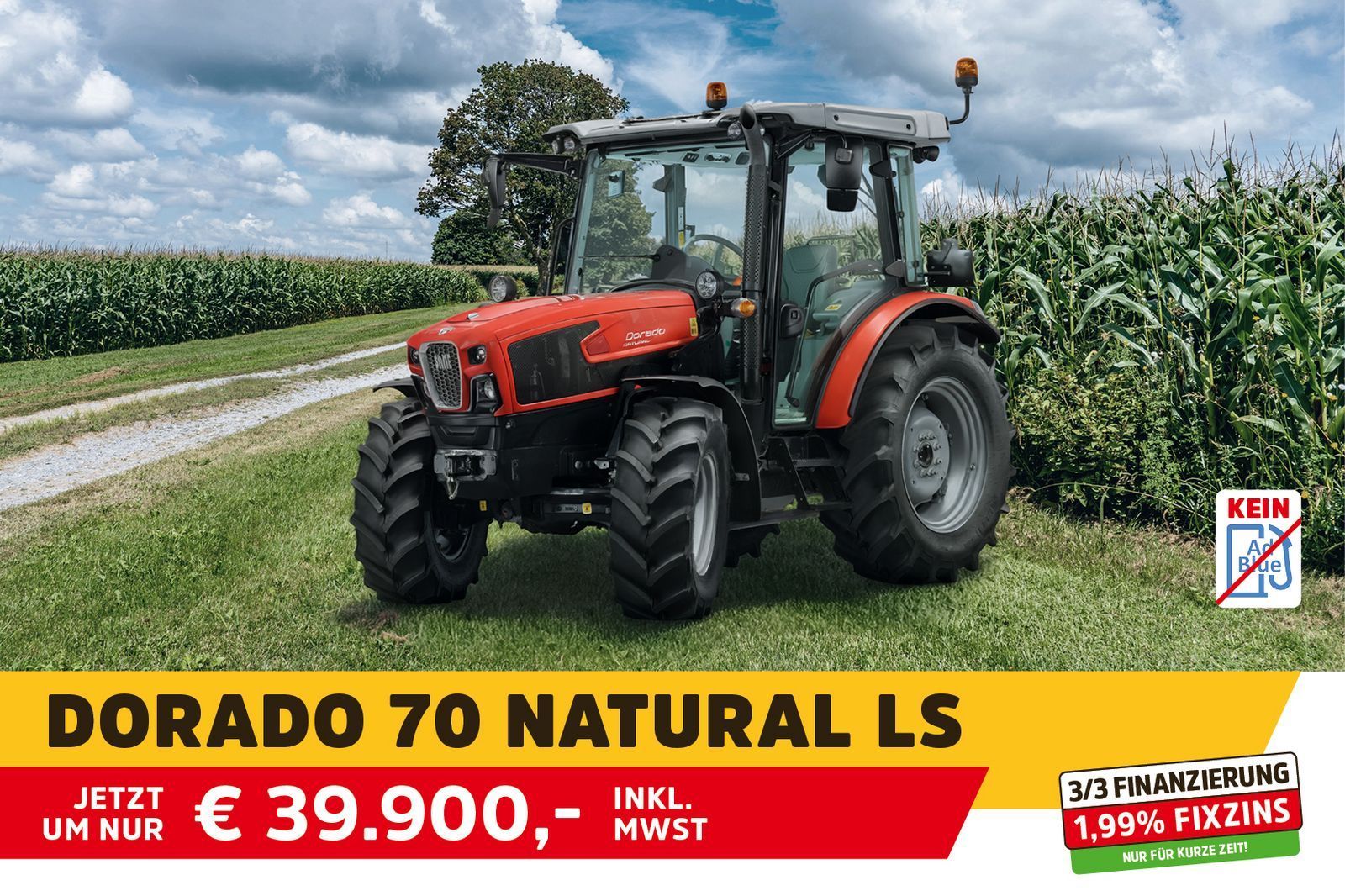 SAME Dorado 70 Natural Traktor 33 250 €