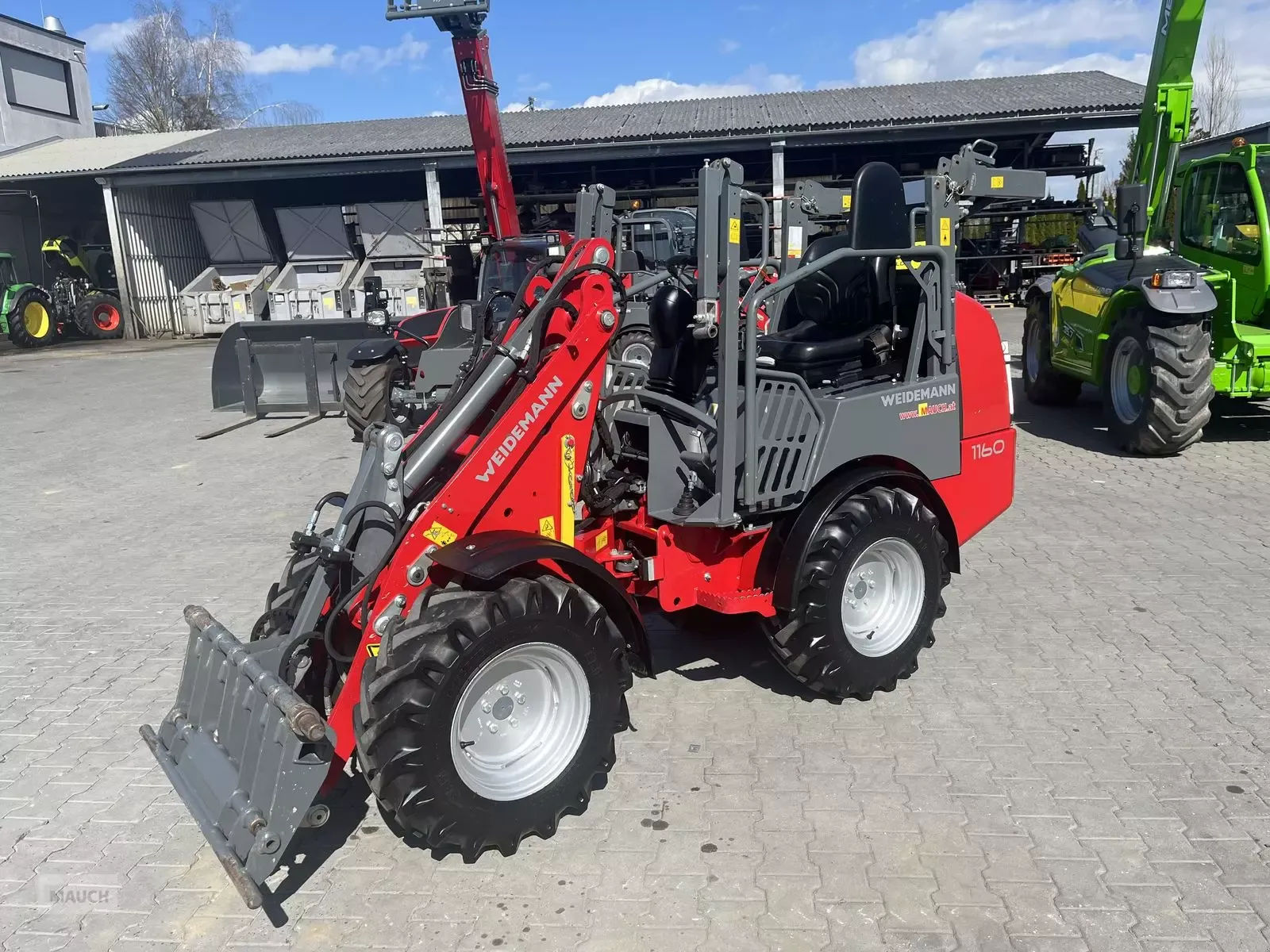E-FARM: Weidemann 1160 - šarnyrinis krautuvas - id TNYFSAW - Gamybos metai: 2020 - Variklio darbo valandos: 980,Variklio galia (AG): 25,Austrija