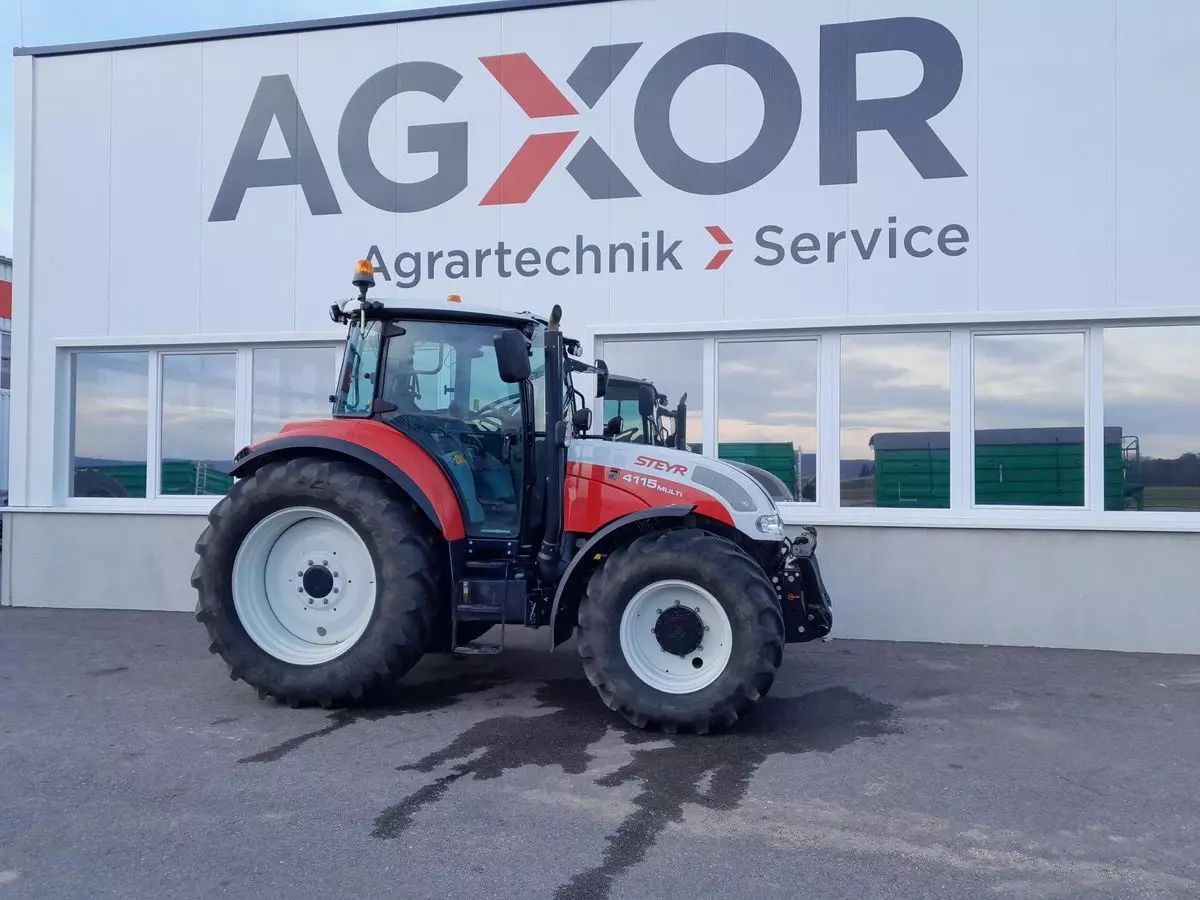 E-FARM: Steyr Multi 4115 - Traktor - id 6ZMV5CF - 76.667 € - Baujahr: 2014 - Abgelesene Motorstunden: 1.484,Motorleistung (PS): 114,Österreich