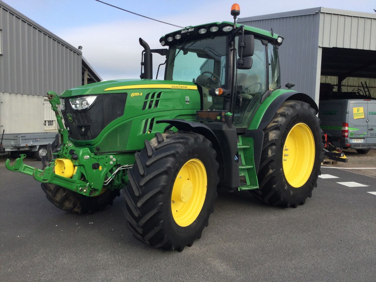 E-FARM: John Deere 6155 R - Τρακτέρ - id HXRCDCU - 79.000 € - Χρονία: 2018 - Μετρητής ωρών: 4.386,Ισχύς κινητήρα: 155,Γαλλία
