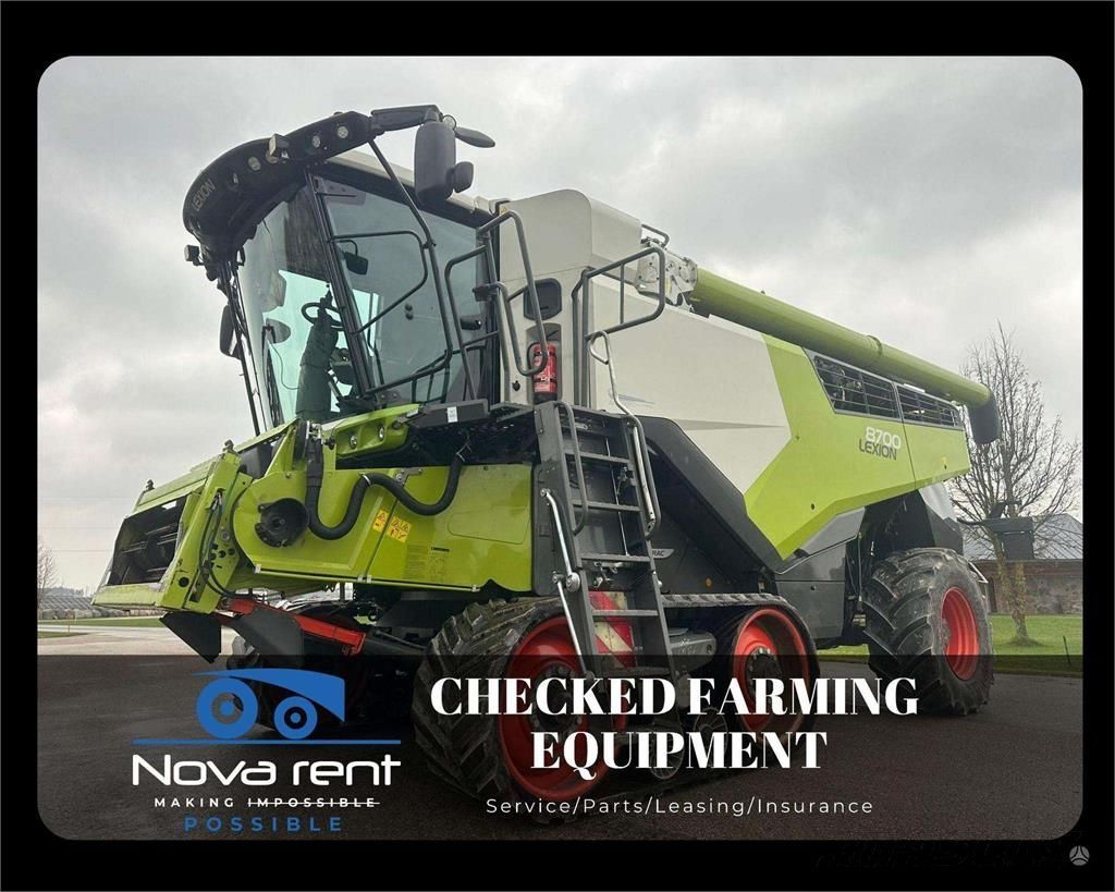 Claas Lexion 8700 Terra Trac Combine harvester €295,000