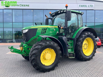 E-FARM: John Deere 6215 R - Tractor - id LFDXLB2 - €78,589 - Year of construction: 2018 - Engine hours: 7,075,Engine power (HP): 215,United Kingdom