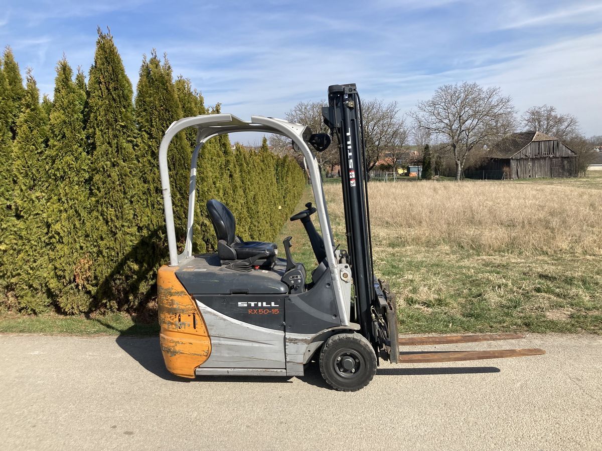 E-FARM: Still still rx 50 15 bj2005 batterie 2022 11700 betrie - Carretilla elevadora - id W5EKEZM - 8800 € - Año: 2005 - Horas: 11.700,Austria