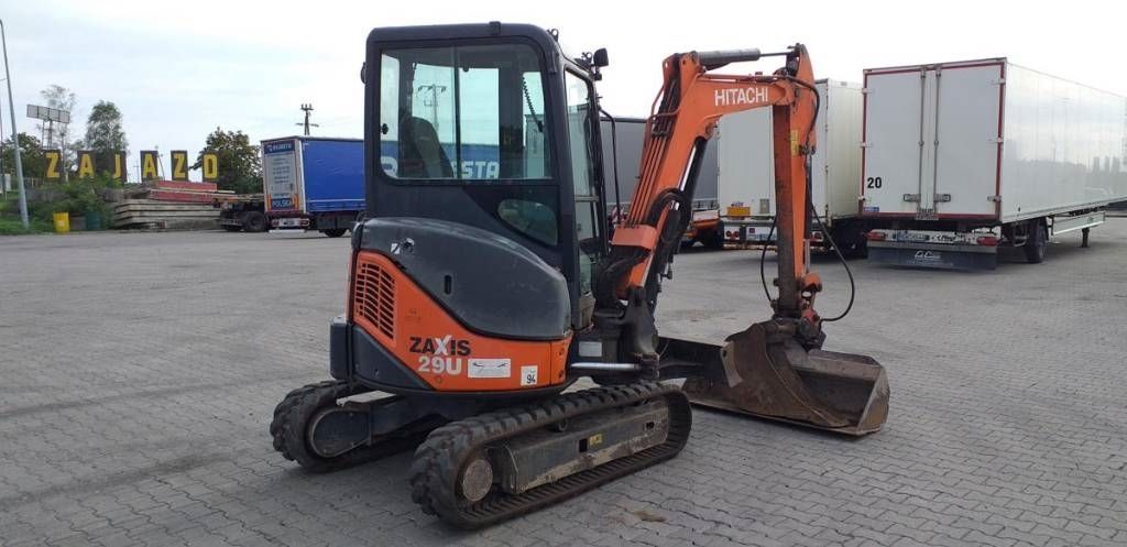 E-FARM: minikoparka gąsienicowa hitachi zx 29 u-3 clr - Mini