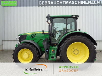 E-FARM: John Deere 6155 R - Tractor - id RAKU9QP - €116,500 - Year of construction: 2021 - Engine hours: 2,577,Engine power (HP): 155,Germany