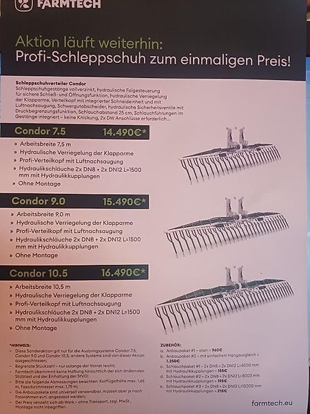 Farmtech condor Trosilnik gnoja in komposta 16.500 €