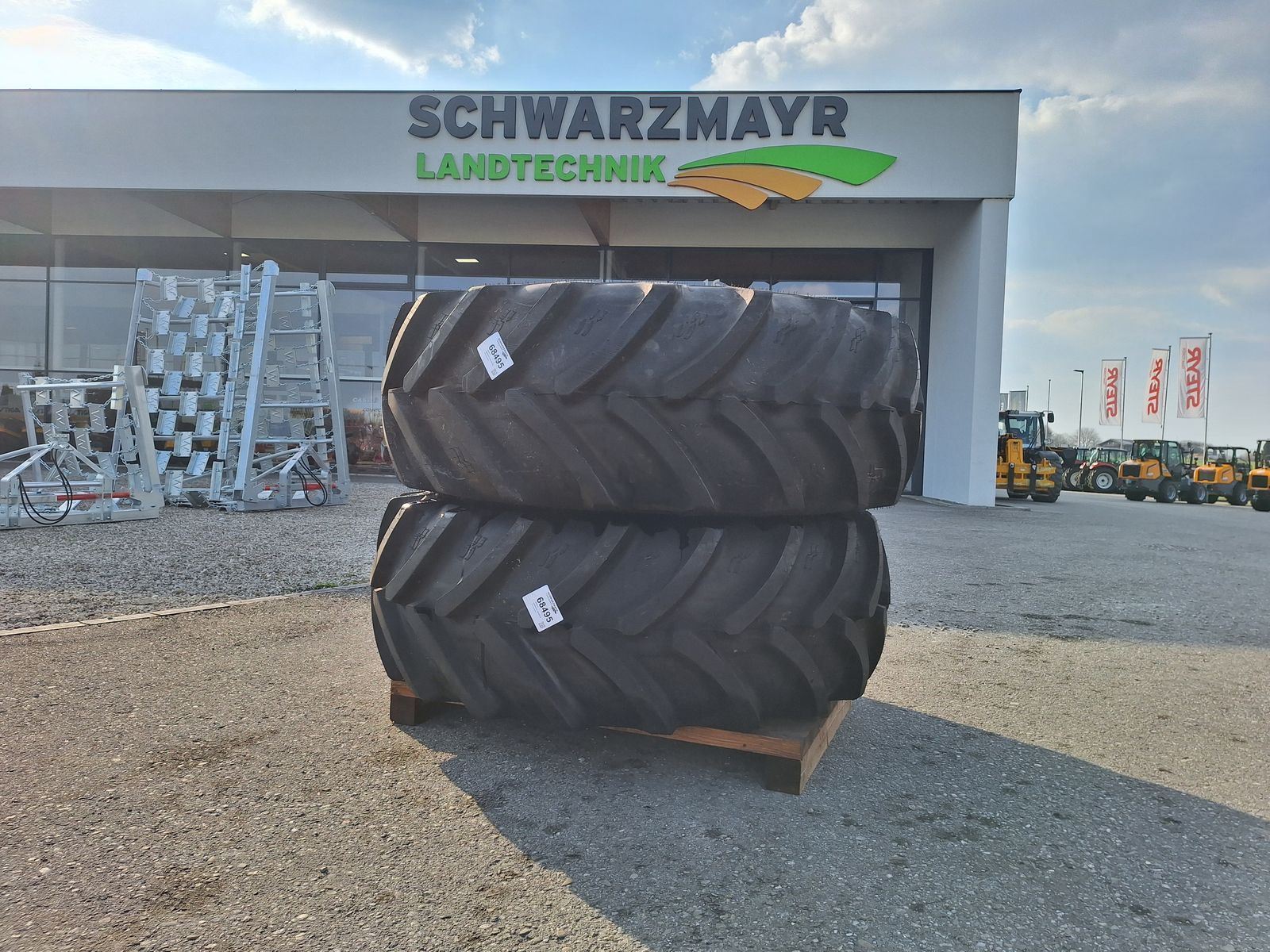 ALLIANCE 600/65r38+480/65r28 kompletträder Ruedas y orugas