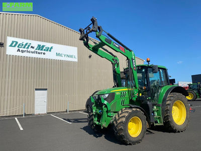 E-FARM: John Deere 6110 M - Tractor - id J5GSGW1 - €64,000 - Year of construction: 2016 - Engine hours: 4,745,Engine power (HP): 110,France