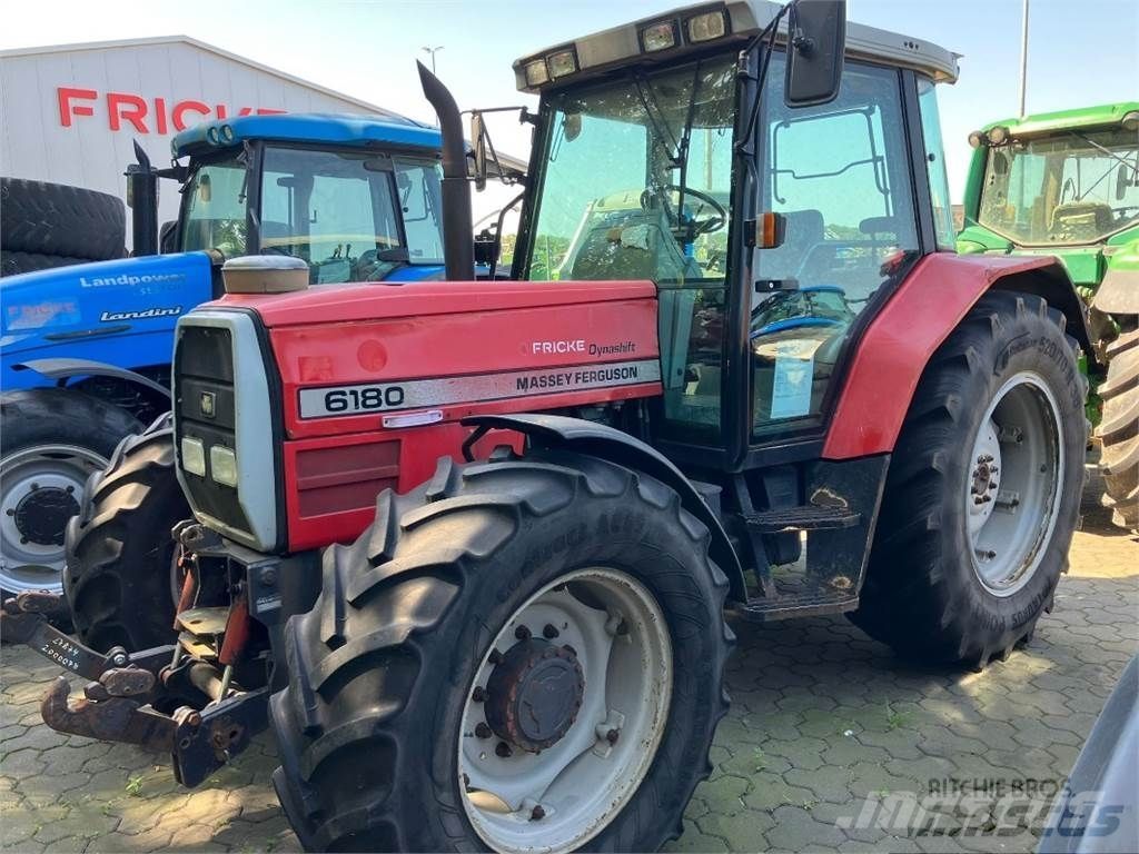 E-FARM: Massey Ferguson 6180 - Traktor - id AI9UQWG - 17 500 € - Rok produkcji: 1997 - Motogodziny: 7934,Moc silnika: 121,Niemcy
