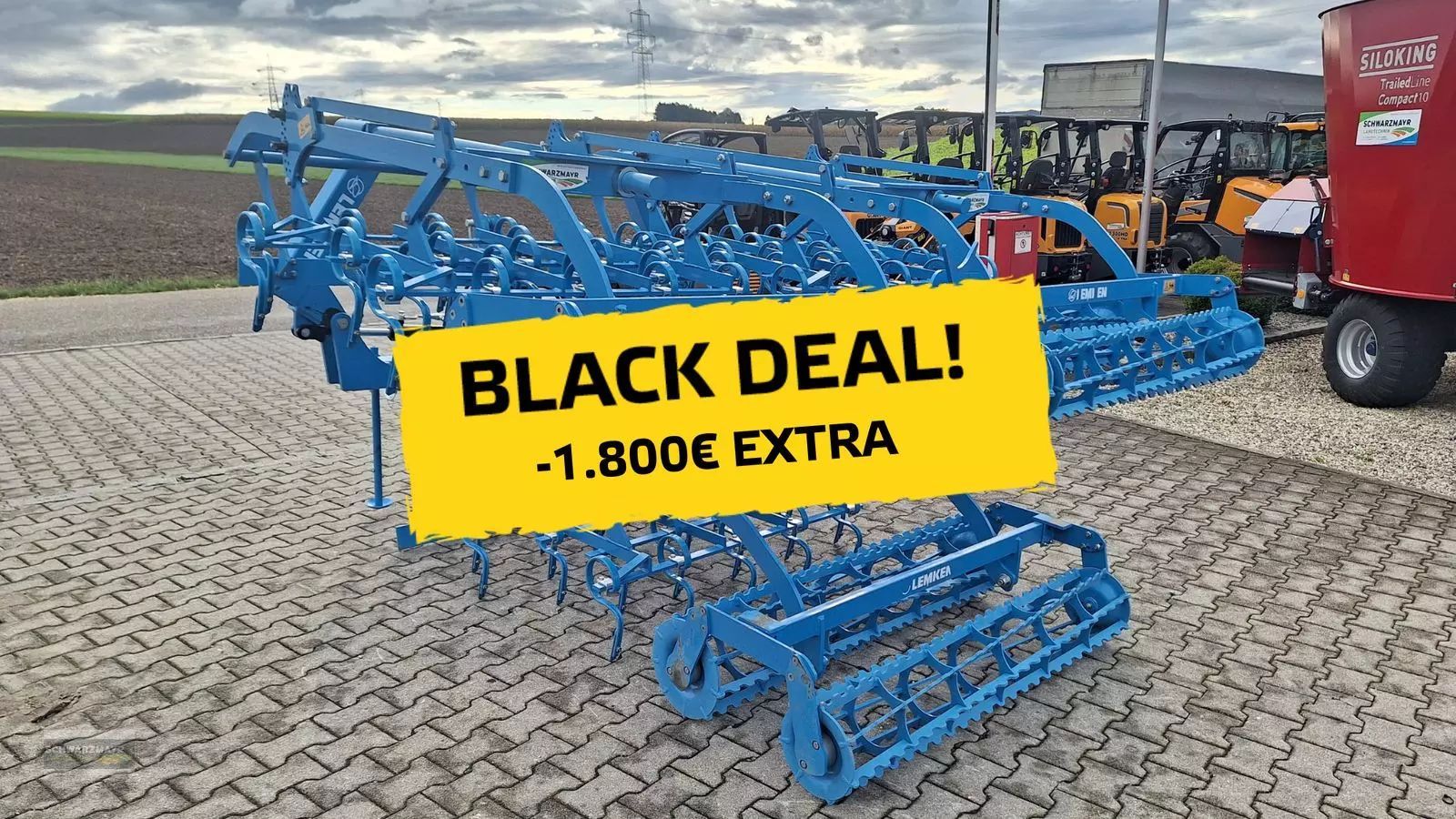 E-FARM: Lemken korund 8/450 gare-zinken - Herse rotative - id CPKJAIQ - Année: 2024 - Autriche