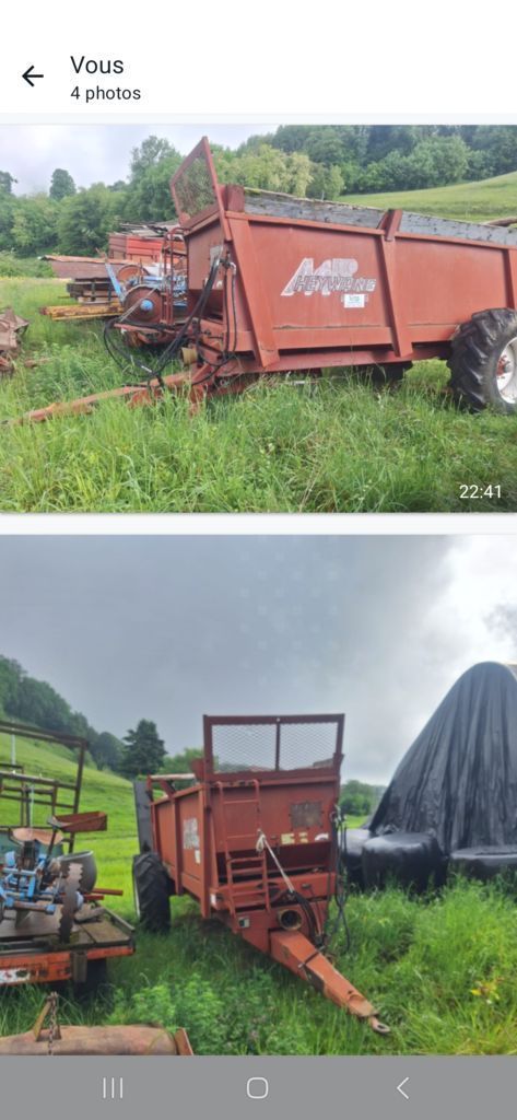 E-FARM: Heywang sh 43/65 b - Épandeur de fumier et de compost - id 2DJAT4X - 6 000 € - Année: 1998 - France