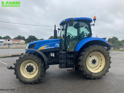 E-FARM: New Holland T6030 - Tractor - id HFNR13Z - €32,000 - Year of construction: 2009 - Engine hours: 6,500,Engine power (HP): 120,France