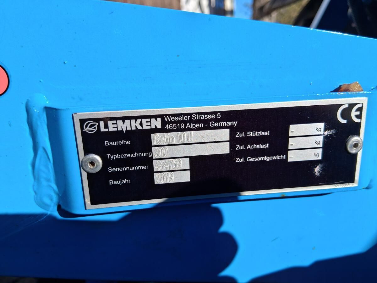 Lemken Herse à disques et disque compact 24 000 €