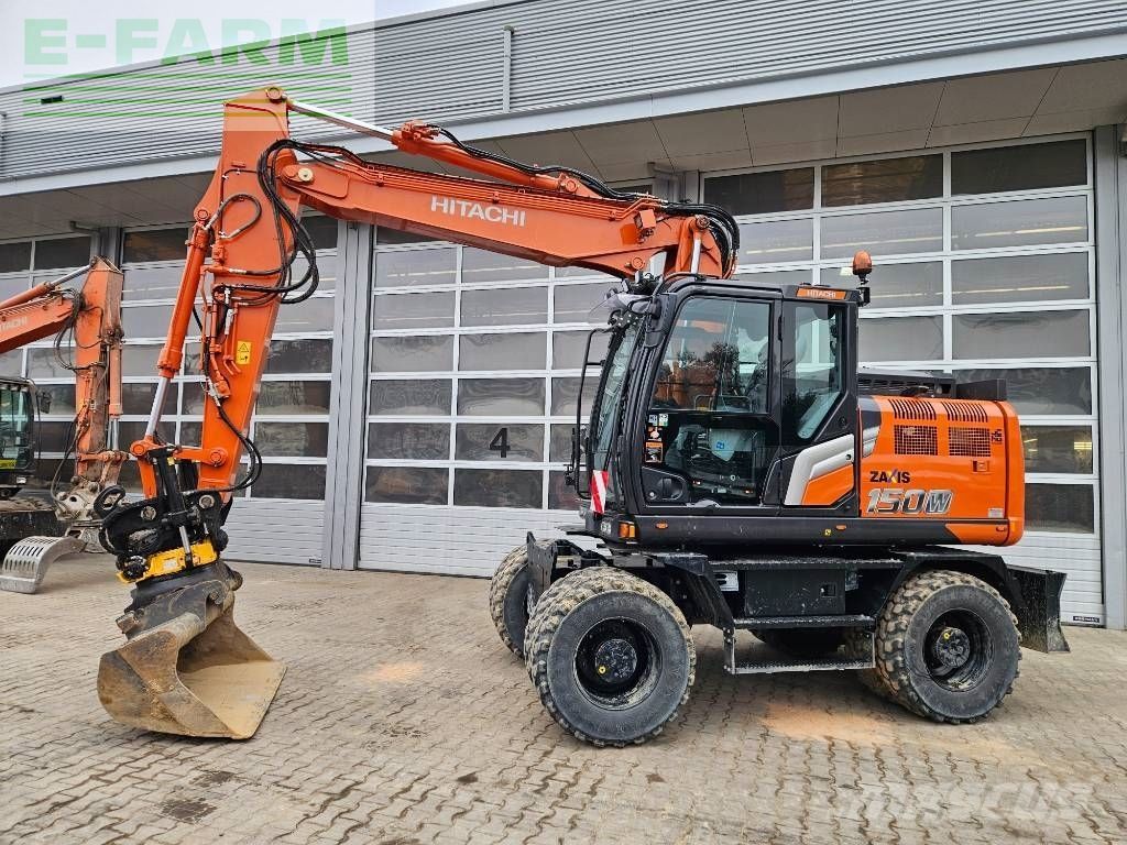 Hitachi zx150w-7 Excavadora de ruedas