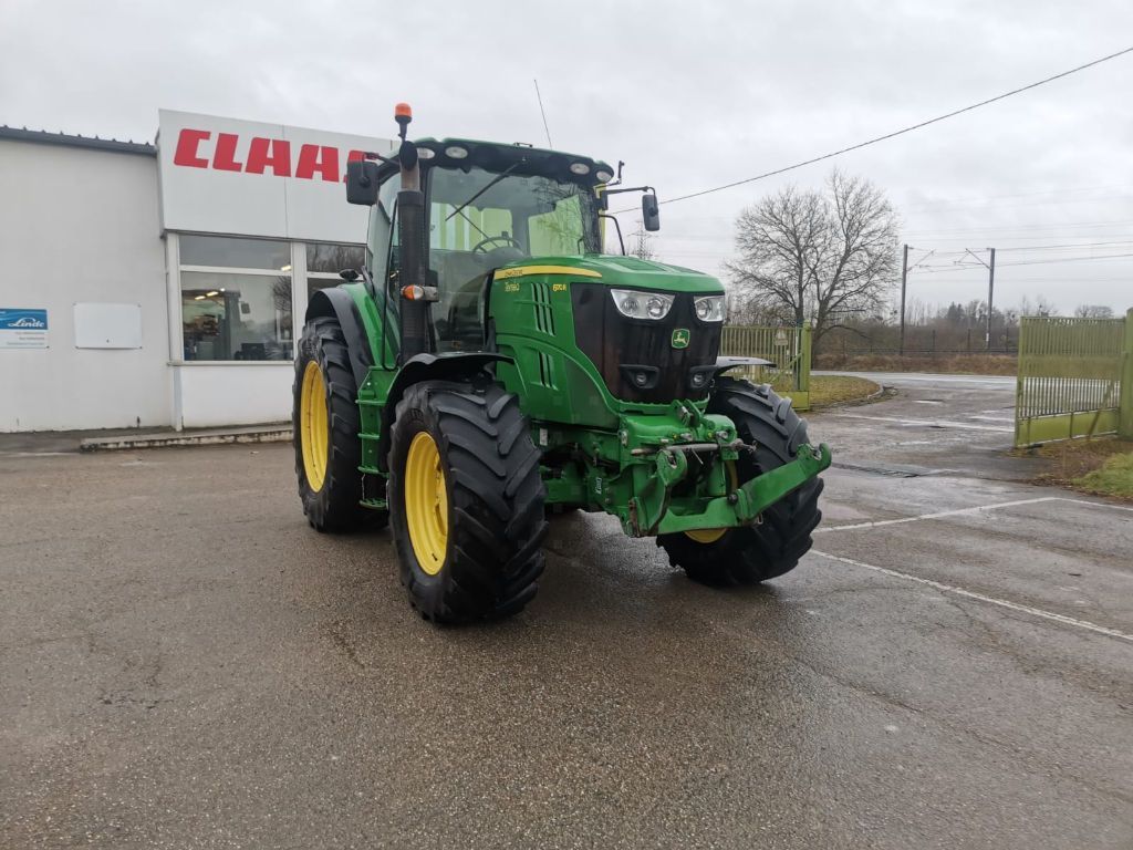 E-FARM: John Deere 6170 R - Tracteur - id BZWLAUC - 60 000 € - Année: 2014 - Lecture du nombre d'heure: 6 565,Puissance du moteur (chevaux): 170,France