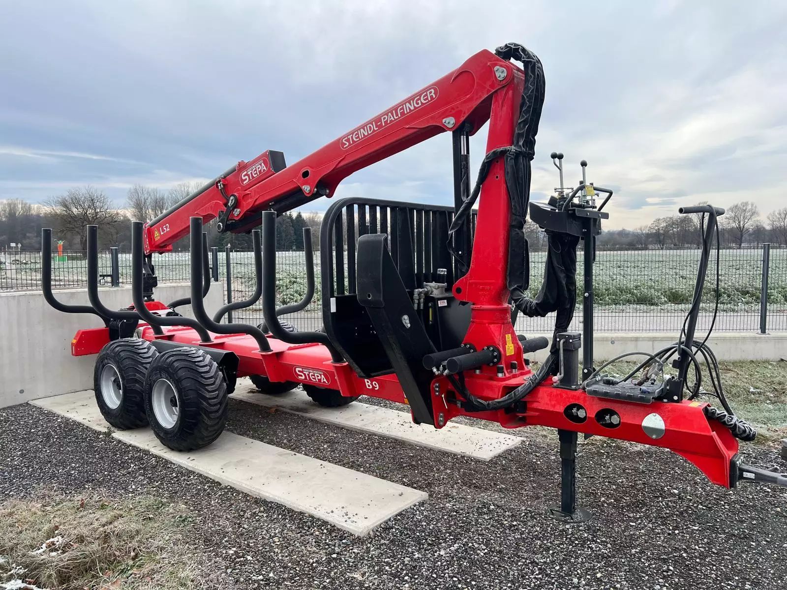 STEPA forst-rückewagen b9 Forestry trailer €33,250