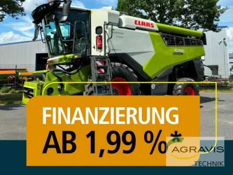 E-FARM: Claas Lexion 6700 - Mähdrescher - id UM8EUJN - 269.900 € - Baujahr: 2023 - Abgelesene Motorstunden: 411,Motorleistung (PS): 408,Deutschland