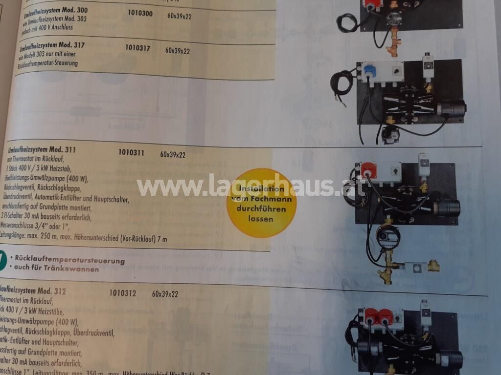 E-FARM: Patura umlaufheizsystem mod.311 nr.1010311 - Attrezzatura per l'allevamento di animali - id RXADGMN - 1.167 € - Austria