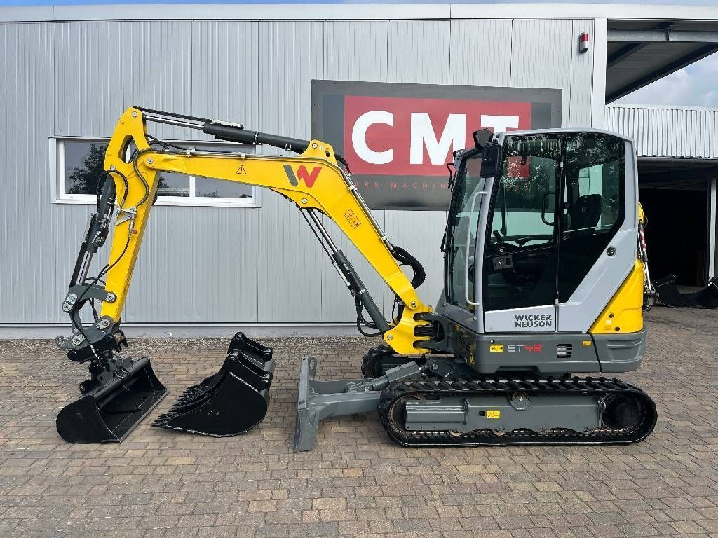 Wacker Neuson et42 *2021*1157bh*hs03*3xlöffel neu*top* Mini excavator 35.265 EUR