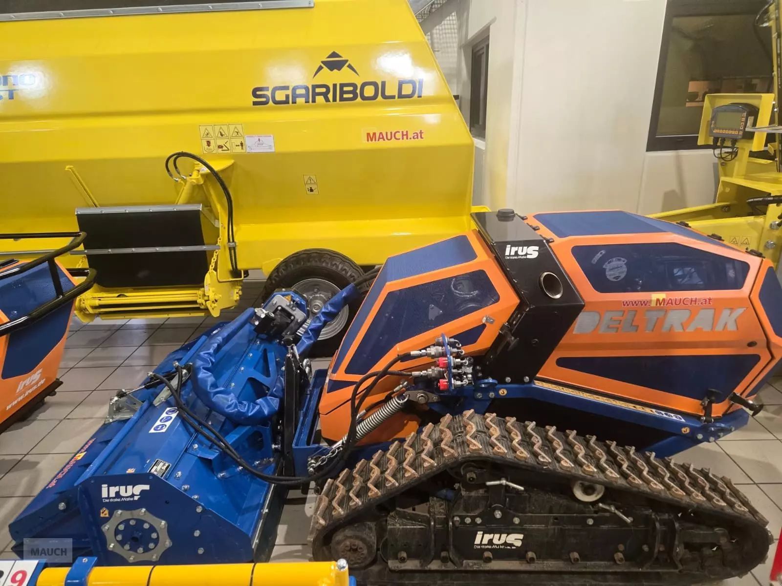 Irus deltrak 50v3 Verge mower