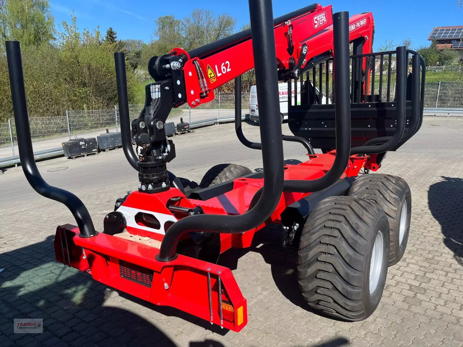 STEPA c12+fkl6295 mit funk Forestry trailer