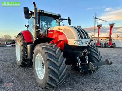 E-FARM: Steyr CVT 6220 - Tractor - id CL9SIUW - €97,750 - Year of construction: 2018 - Engine hours: 5,597,Engine power (HP): 220,Germany