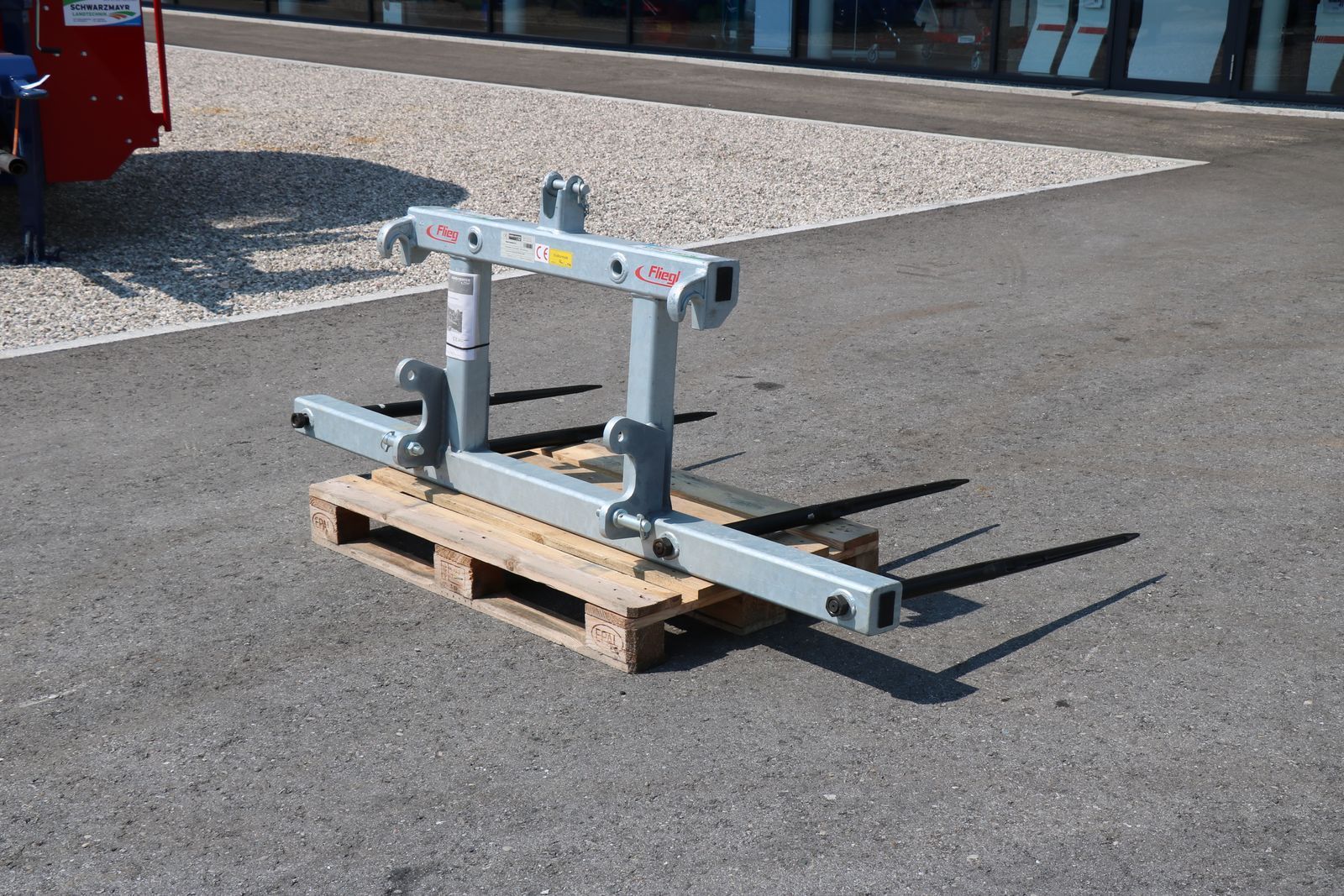 Fliegl agrocenter ballengabel 2-fach Allegato