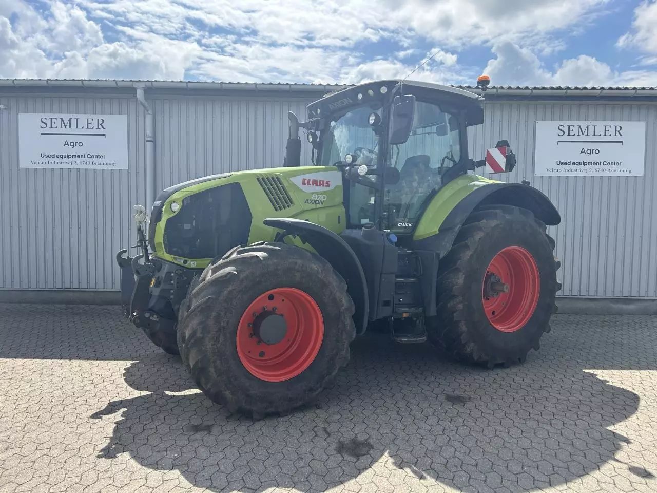 E-FARM: Claas Axion 870 - Tracteur - id YIZ7PTD - 112 548 € - Année: 2020 - Lecture du nombre d'heure: 4 344,Puissance du moteur (chevaux): 295,Danemark
