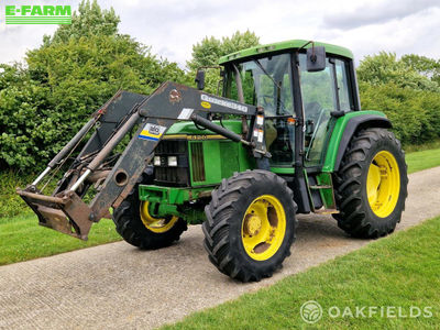 E-FARM: John Deere 6200 - Tractor - id VBTQIQT - €22,577 - Year of construction: 1994 - Engine hours: 12,555,Engine power (HP): 84,United Kingdom