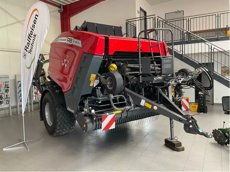 E-FARM: Massey Ferguson 4160 v p-w-kombi 25 messer - Empacadora - id XAMYSCN - Año: 2023 - Alemania