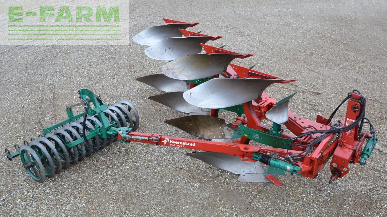 Kverneland 4 furet em 100-160-9 med packomat . flot og velholdt Pflug 8.662 €