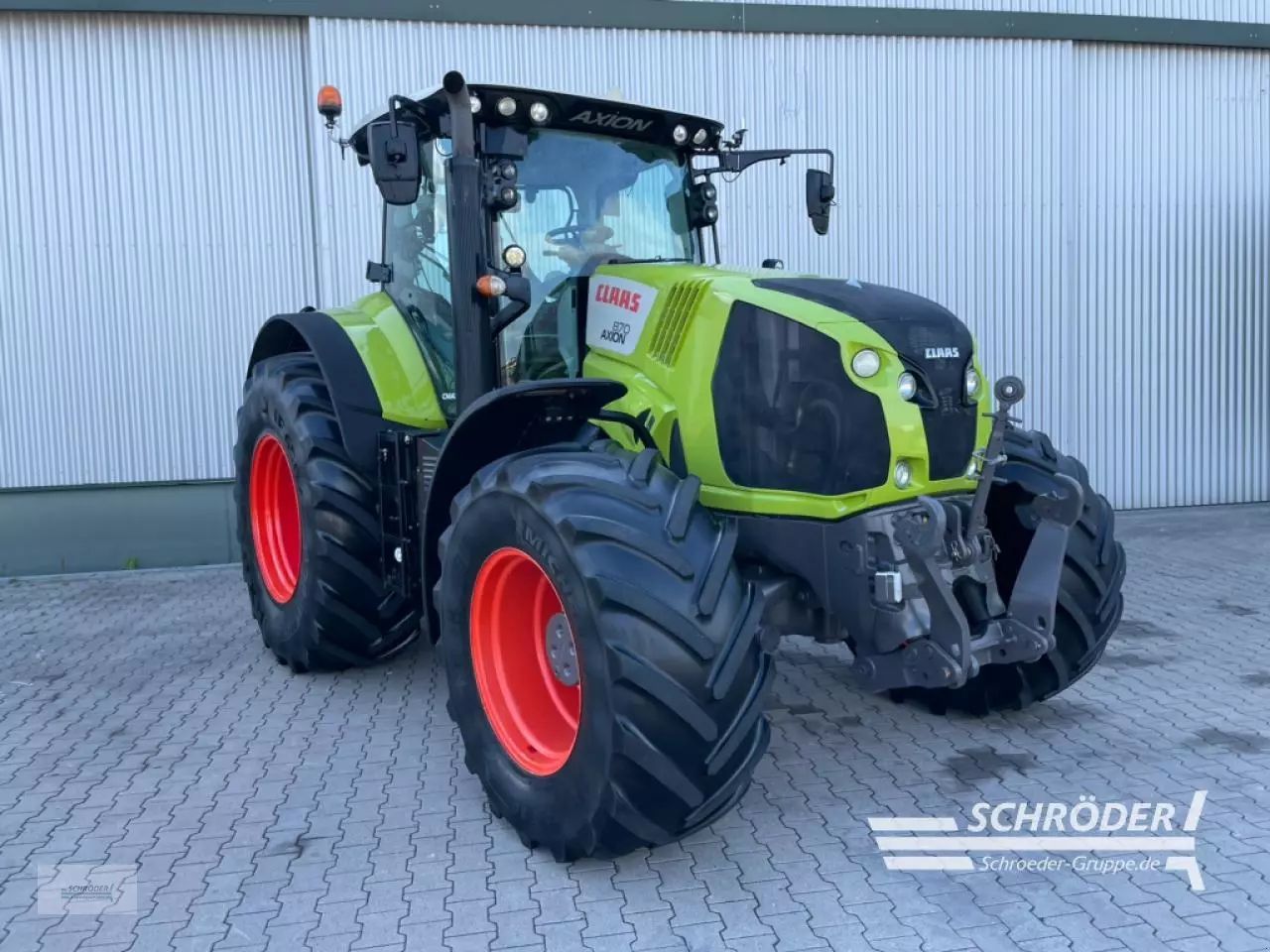 E-FARM: Claas Axion 870 CMATIC - Tractor - id 4AN6CIY - €66,885 - Year of construction: 2016 - Engine hours: 7,660,Engine power (HP): 295,Germany