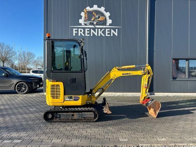 KOMATSU pc16r-3hs 2x prop. minibagger Mini excavator €17,900