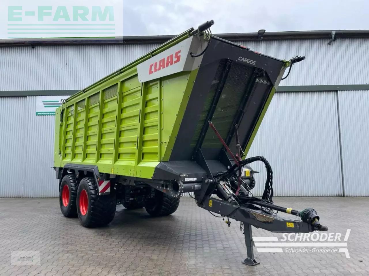Claas cargos 750 + laderaumabdeckung Přeprava píce 37 885 €