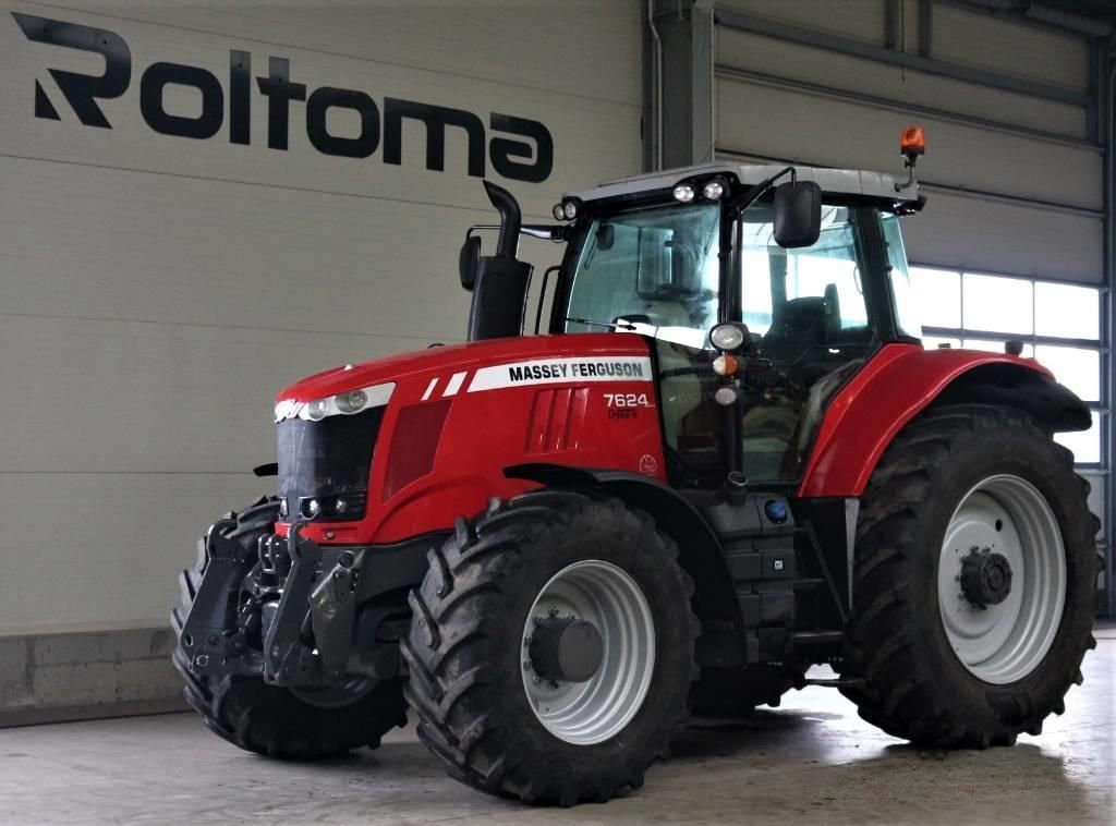 E-FARM: Massey Ferguson 7624 Dyna-6 - Tractor - id V7LSBFQ - €48,874 - Year of construction: 2013 - Engine hours: 13,552,Engine power (HP): 326,Poland