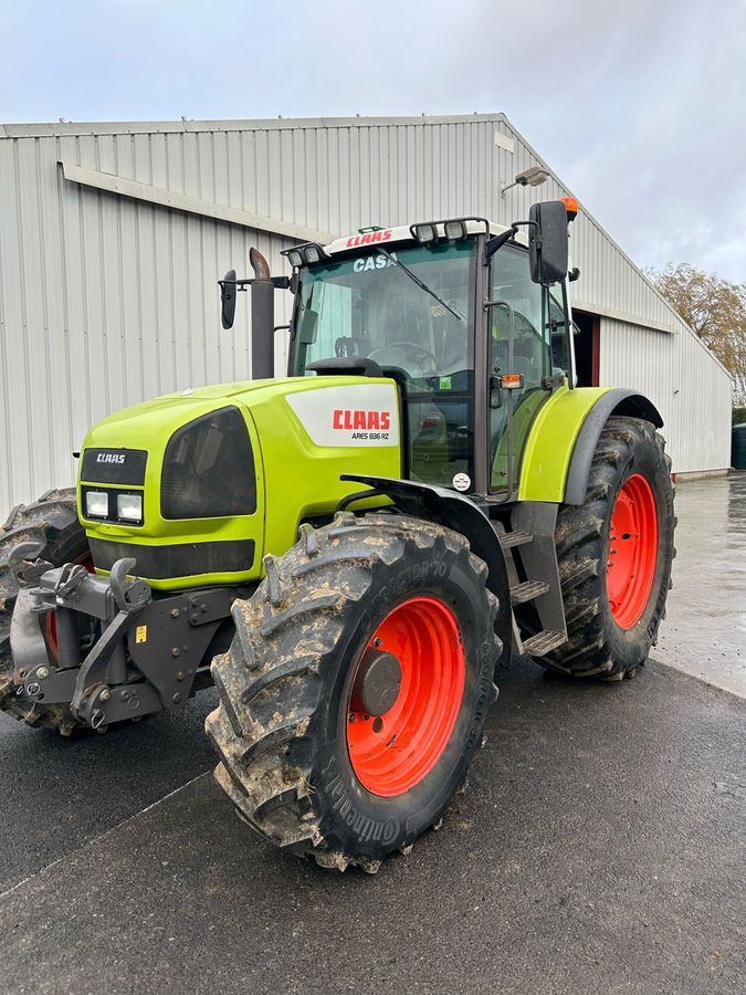 E-FARM: Claas Ares 836 RZ - Traktorius - id MEXT46D - 37 000 € - Gamybos metai: 2007 - Variklio darbo valandos: 7 800,Variklio galia (AG): 194,Prancūzija