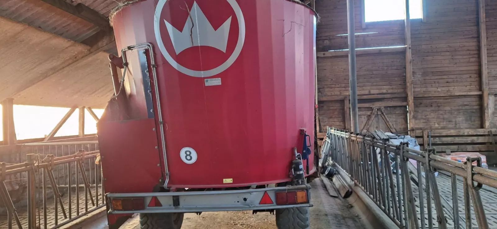 E-FARM: SILOKING trailedline compact 8 - Keverő adagolók - id GPL2X8F - 6800 EUR - Gyártási év: 2013 - Németország