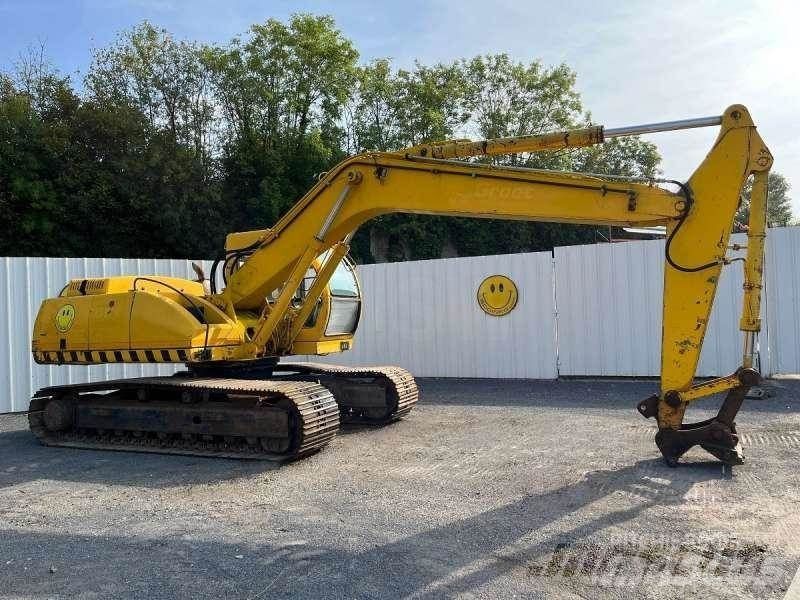 E-FARM: Samsung se210lc - Pelleteuse sur chenilles - id DQJB7NM - 13 900 € - Année: 1992 - France