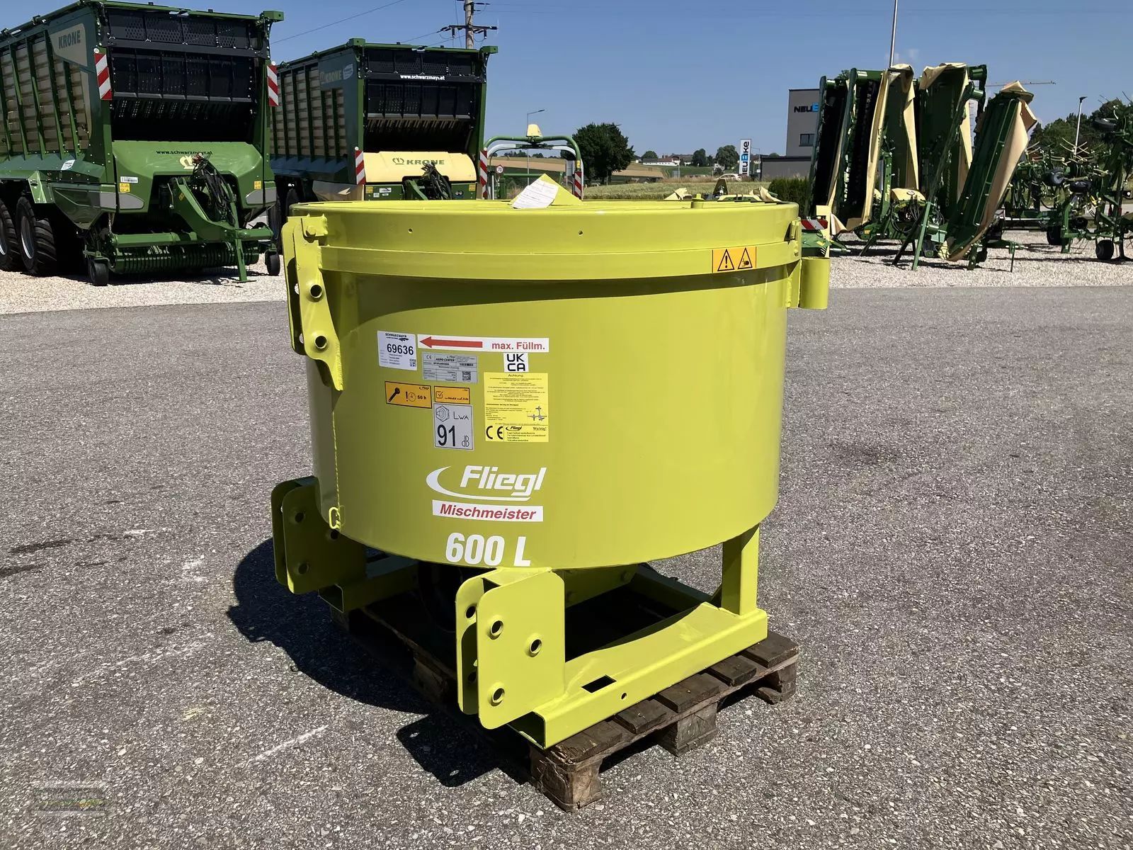 E-FARM: Fliegl agrocenter favorite 600lt. - Mešalice za beton - id H9JJQCC - Austrija