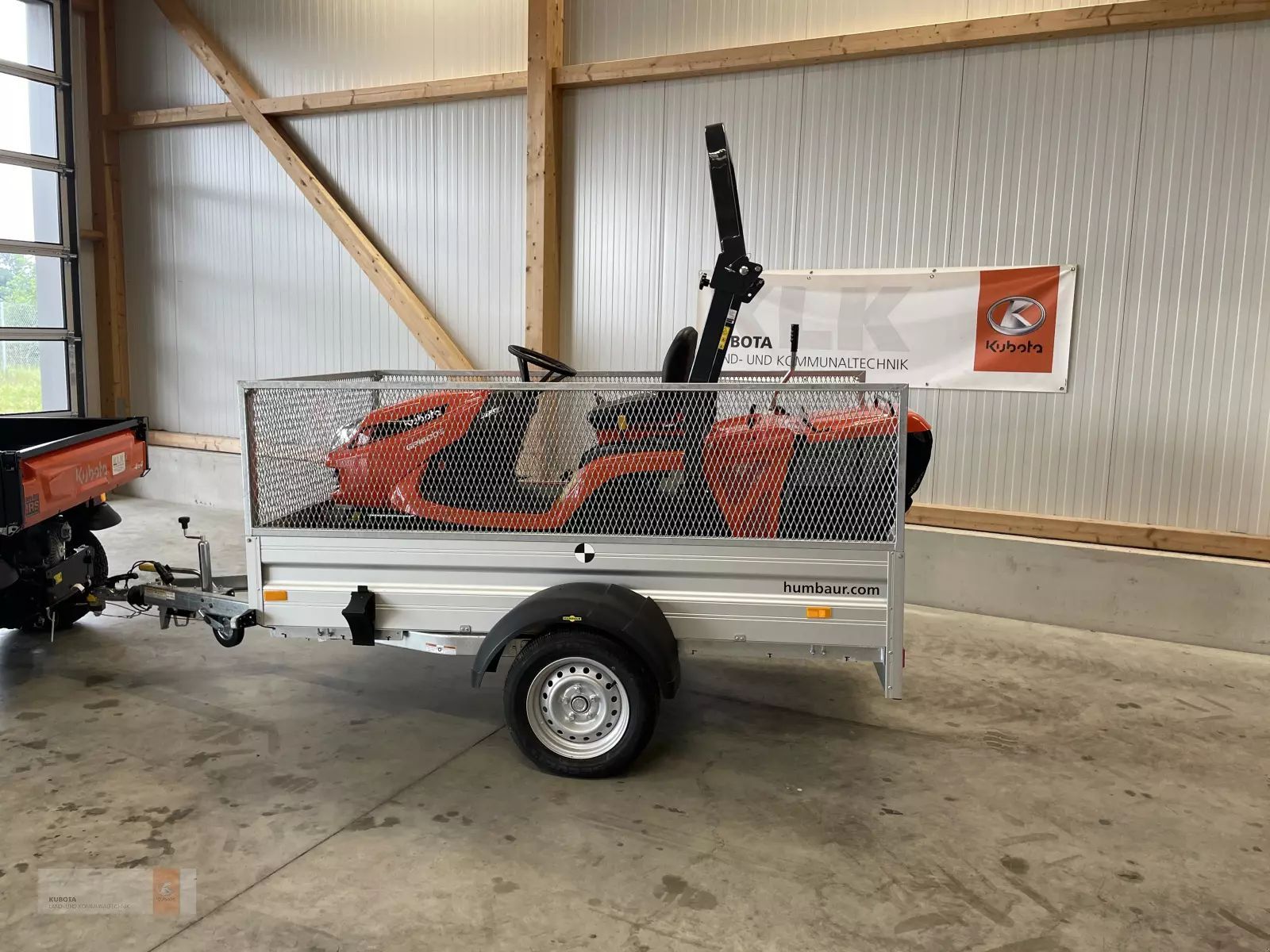 E-FARM: Kubota aktion, kubota gr1600 + humbaur alu-einachser zum aktionspreis - Rasenmäher - id Y8LSKA4 - 12.017 € - Baujahr: 2024 - Deutschland