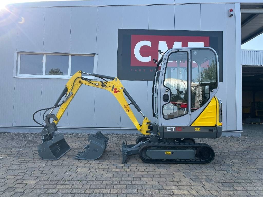 Wacker Neuson et16 *kabine*2022*819bh*sw hs01*3xlöffel Mini excavator 18.975 EUR
