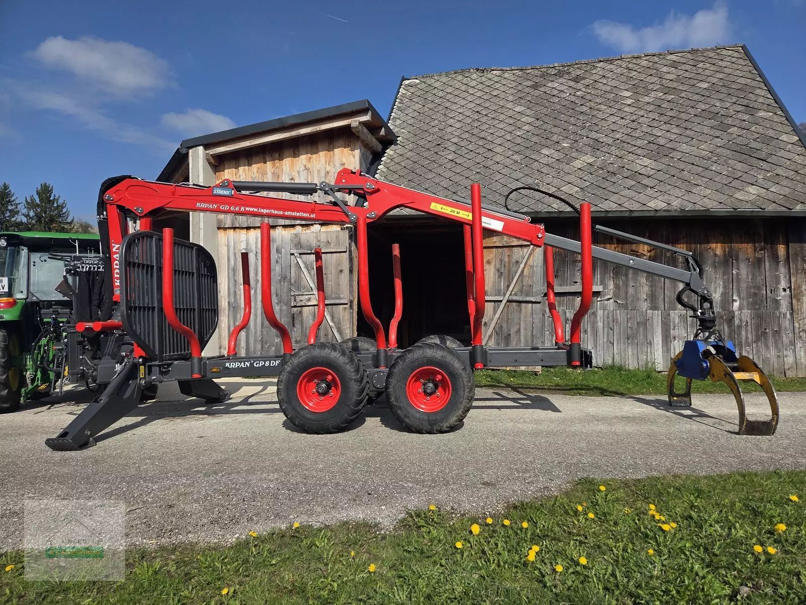 Krpan gp 8 df + gd6,6k Forestry trailer €20,708