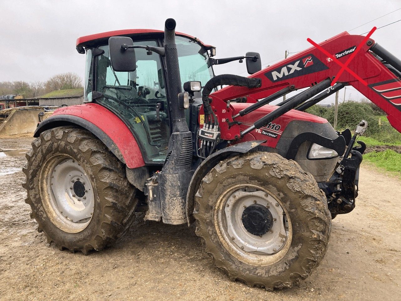 E-FARM: Case IH Luxxum 110 - Traktor - id UASLYIM - 45 000 € - Rok produkcji: 2017 - Motogodziny: 3800,Moc silnika: 110,Francja