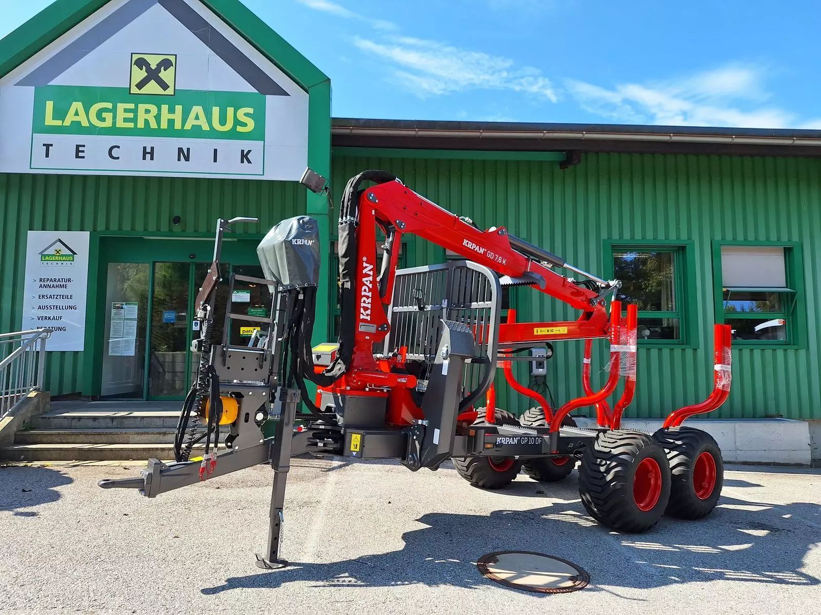 Krpan gp 10 df, forstkran gd 7,6 k Remolque forestal 28.250 €