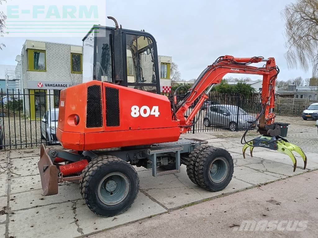 ATLAS 804 5,5 ton mobiele graafkraan mobile excavator ce Kerekes kotrógép 12 000 EUR