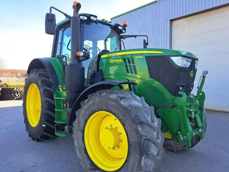 E-FARM: John Deere 6195 M - Tracteur - id PWIBEUG - Année: 2023 - Lecture du nombre d'heure: 2 290,Puissance du moteur (chevaux): 190,France