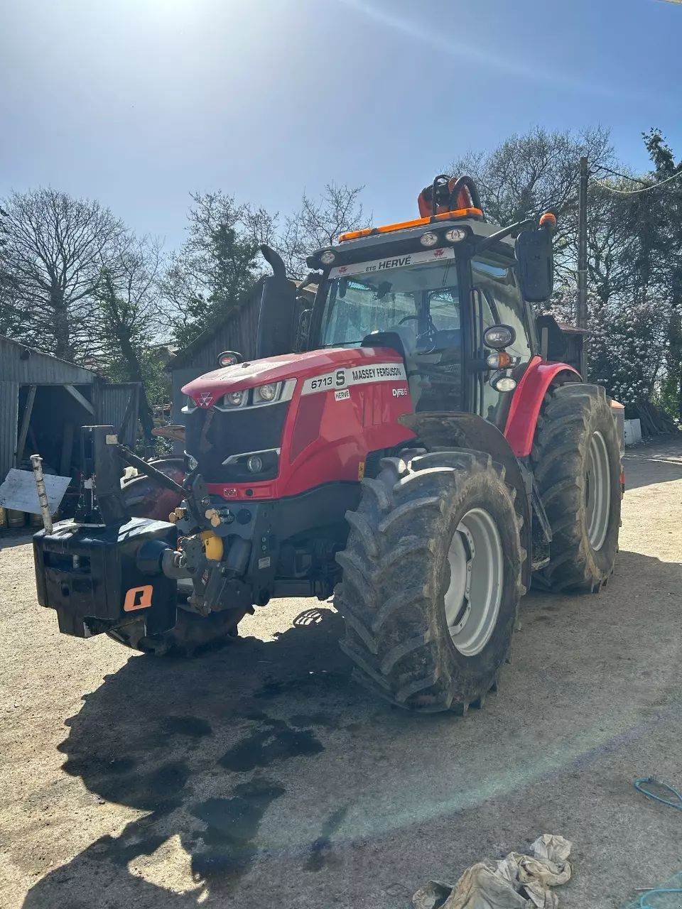 E-FARM: Massey Ferguson 6713 - Tracteur - id 6C56FPS - 45 750 € - Année: 2019 - Puissance du moteur (chevaux): 135,France