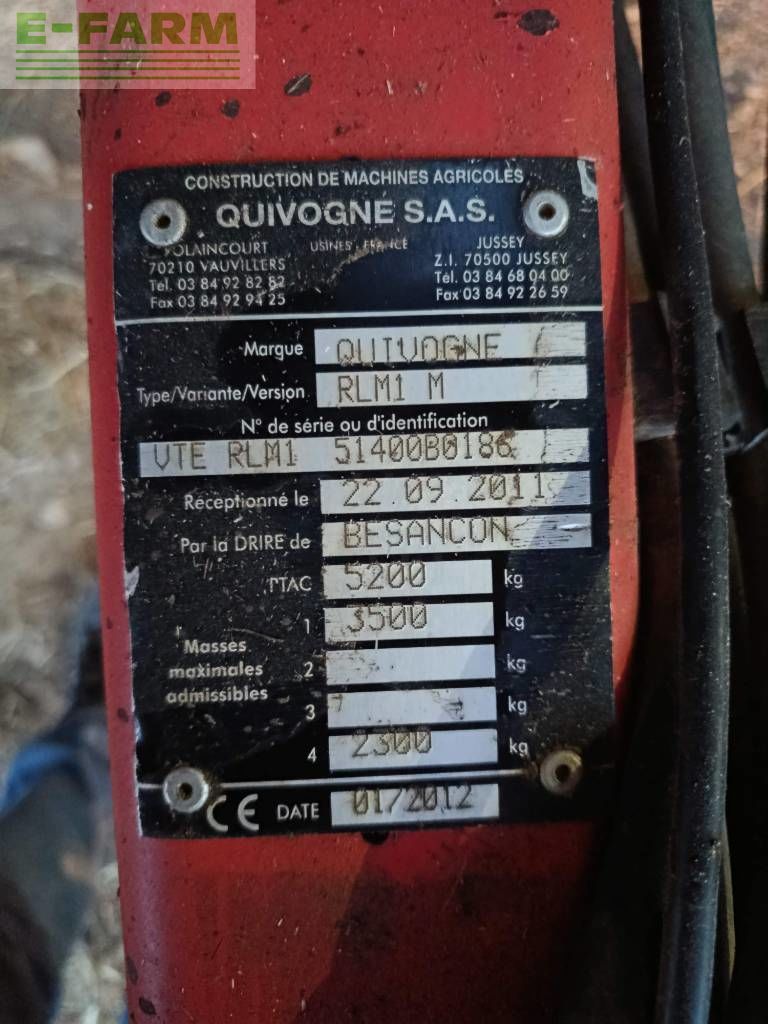 Quivogne rollmot 630 Prasy i wały 6800 €