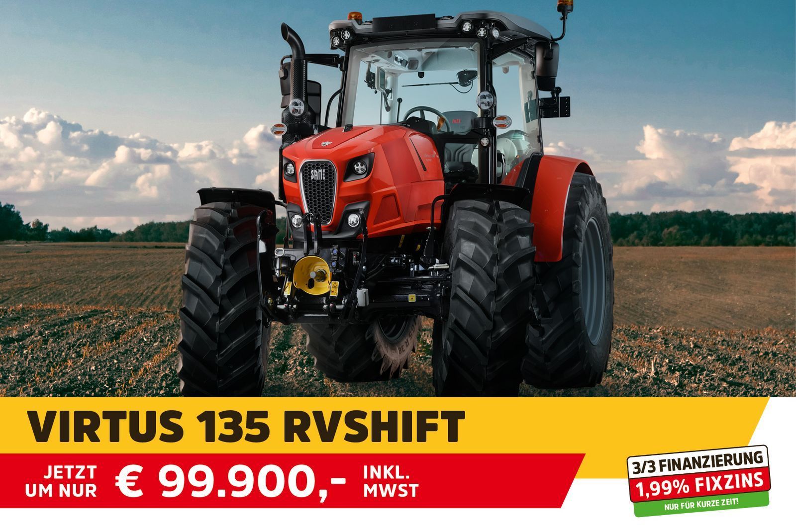 SAME Virtus 135 Trattore 83.250 €