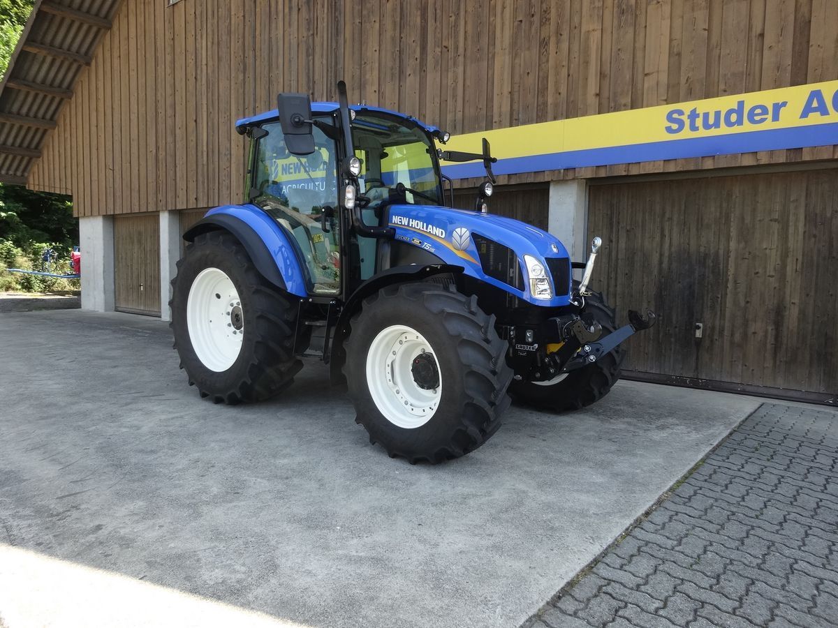 E-FARM: New Holland T5.120 - Traktor - id MQEM2SE - Baujahr: 2022 - Motorleistung (PS): 115,Schweiz